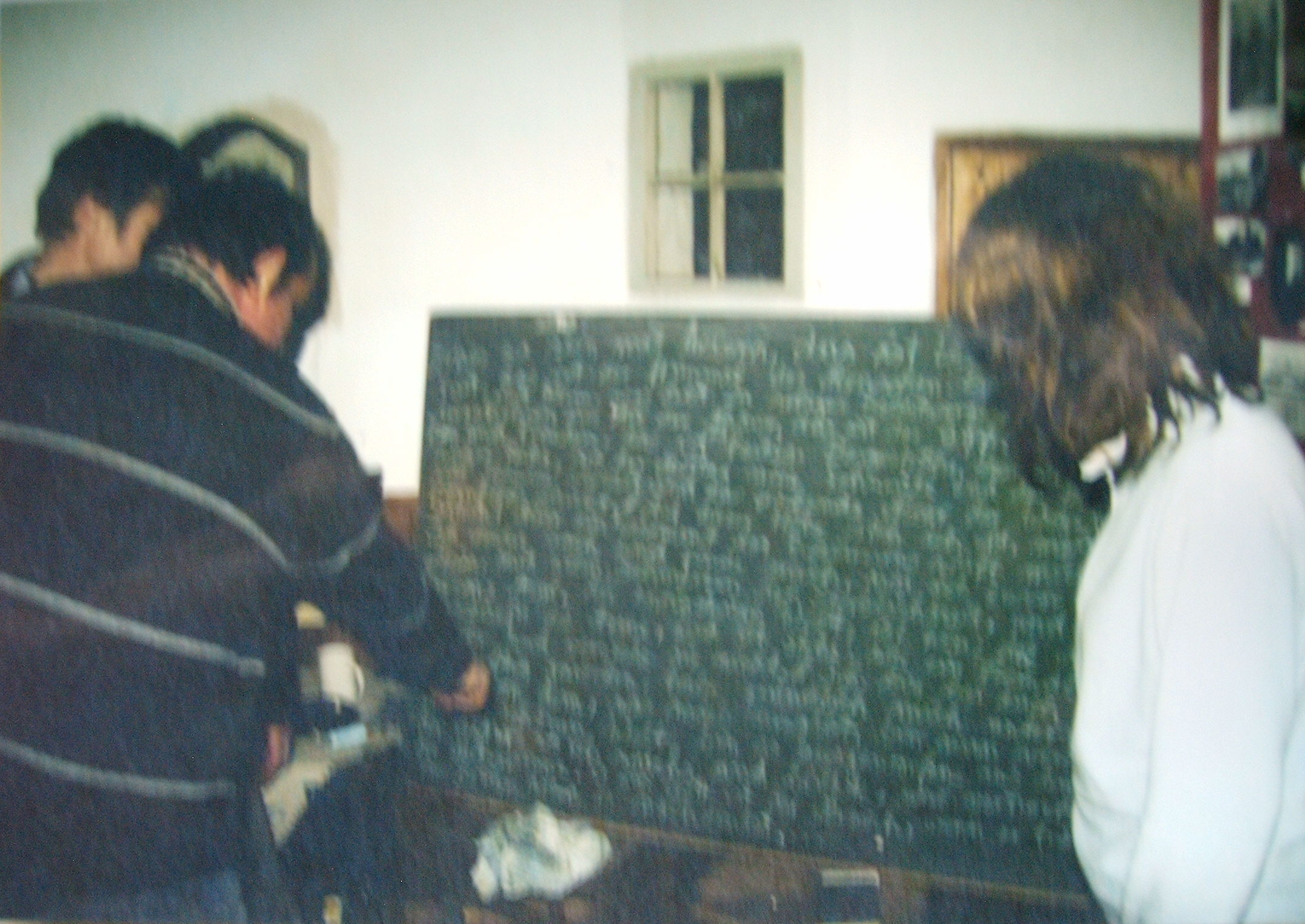 Arbeit an der Tafel